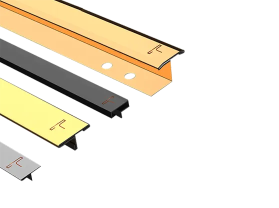 Image of SS 304 Inlay T Patti Profiles in Gold, Rose Gold, and Black by MetalPatti