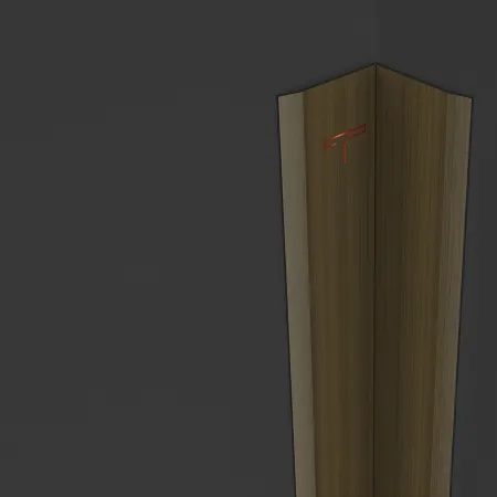 SS L Patti Gold Finish – PVD Coated Decorative Profiles