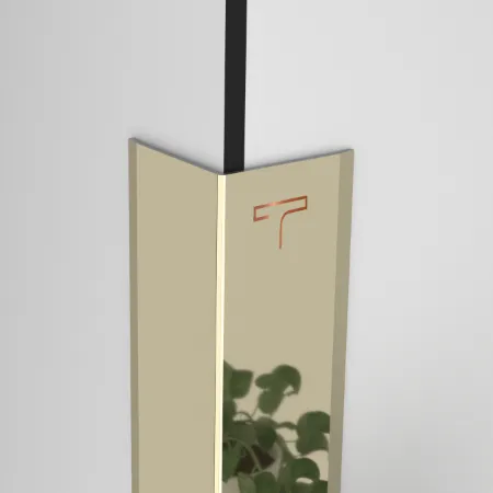 Slim stainless steel L Patti