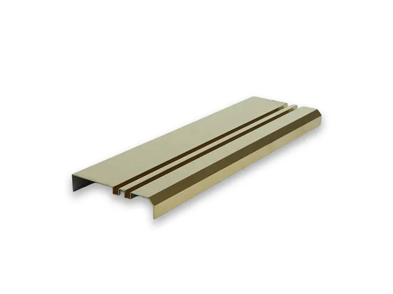 Stainless Steel Stair Nosing Profiles - Anti-Slip Edge Protection