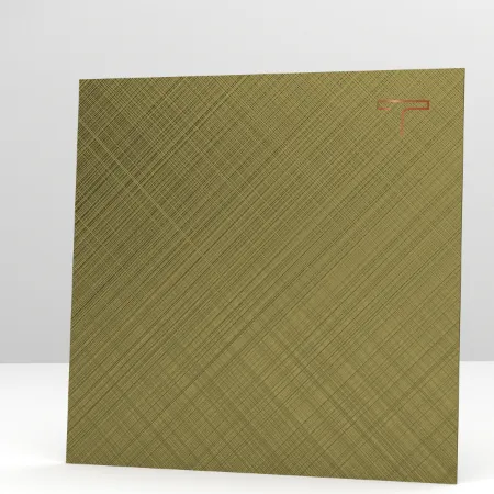 High-end decorative sheeting for sophisticated spaces