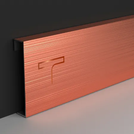 Robust skirting profiles for durable wall and floor joints