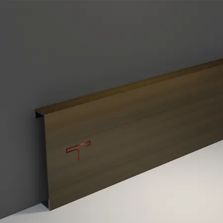 Versatile skirting profiles with PVD patti accents