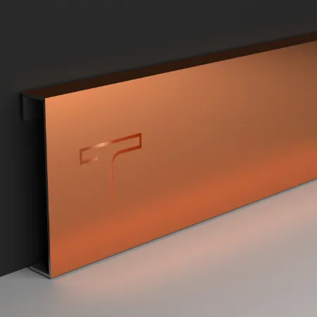 Durable skirting profiles with PVD patti finish