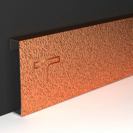 PVD patti on skirting profiles for beautiful accents