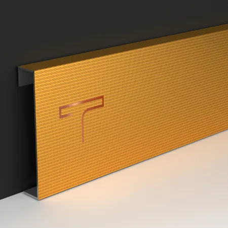 Corrosion-resistant skirting board profiles for protection