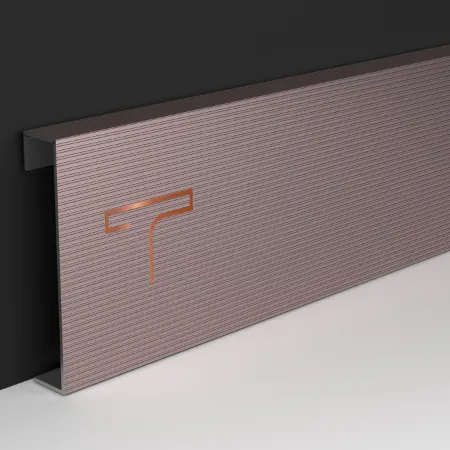 A durable skirting board profile for high-traffic areas