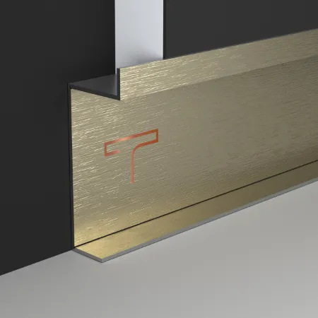 Ultimate PVD patti on skirting board profiles for floor joints