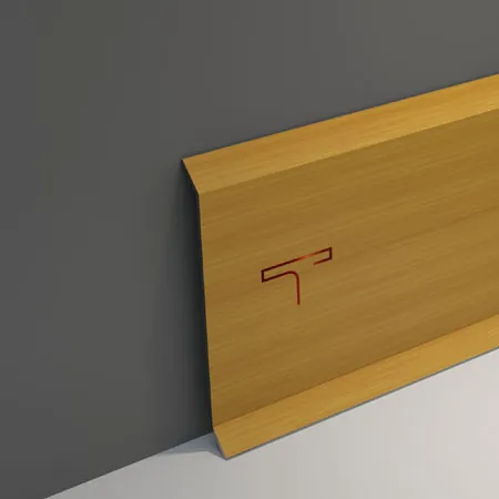 Durable metal skirting for elegant floor transitions