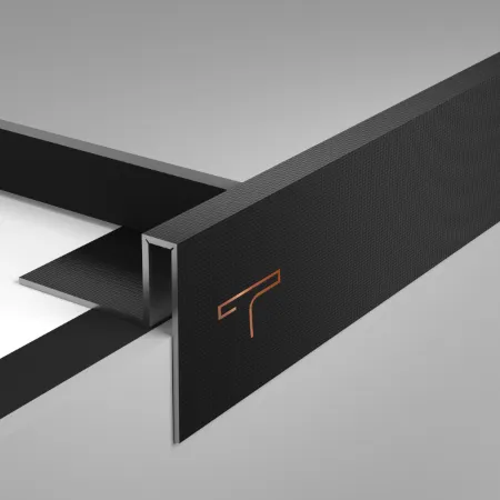 Stainless steel T Patti for creating clean, defined lines