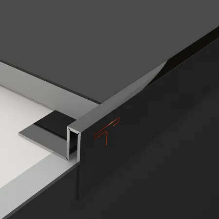 Polished stainless steel T Patti for a reflective, elegant look