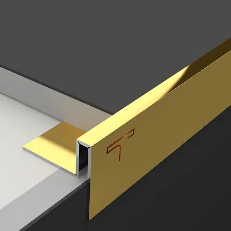 Stylish SS T-profile, ideal for modern interior trims 