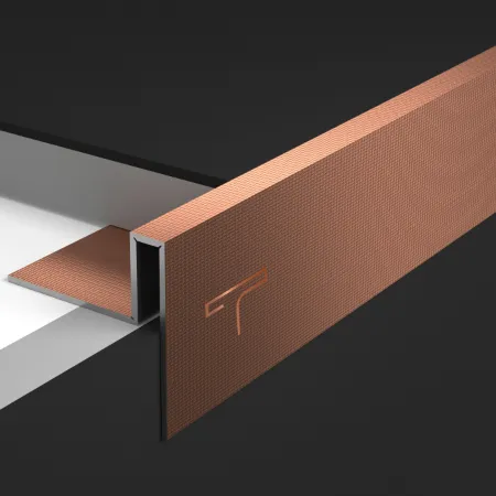 Premium stainless steel T Patti with gold mesh finish