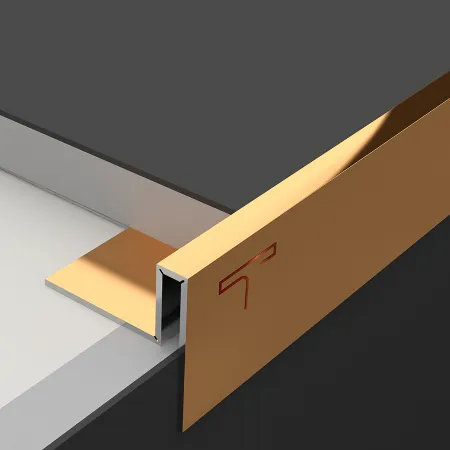 Stainless steel T Patti for seamless wall and floor joints