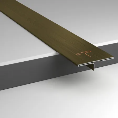 A robust T-Patti in stainless steel for wall and floor