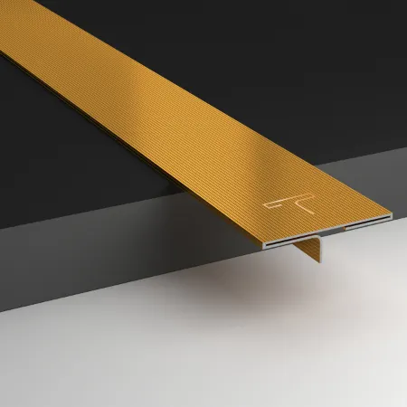 Image of High-grade SS T-Patti, silver mesh finish, for floor joints