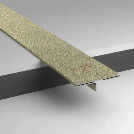 Pattern Etched Silver Copper T-Patti for creating clean lines in interiors.