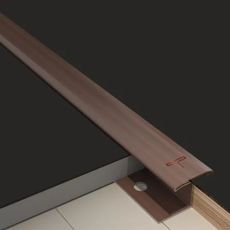 Durable SS T profile, antique copper, for a clean look