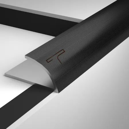 Wall tile edge finishing using T-shape trim