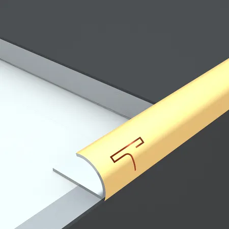 Industrial style metal tile edging solution