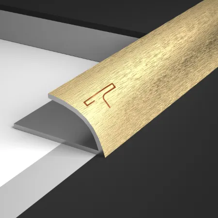 Tile corner protection using metal trim