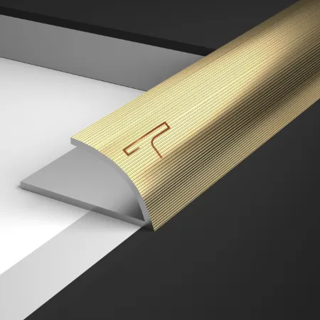 Interior design using metal tile edging