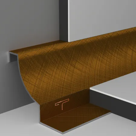 Metal tile trims corners