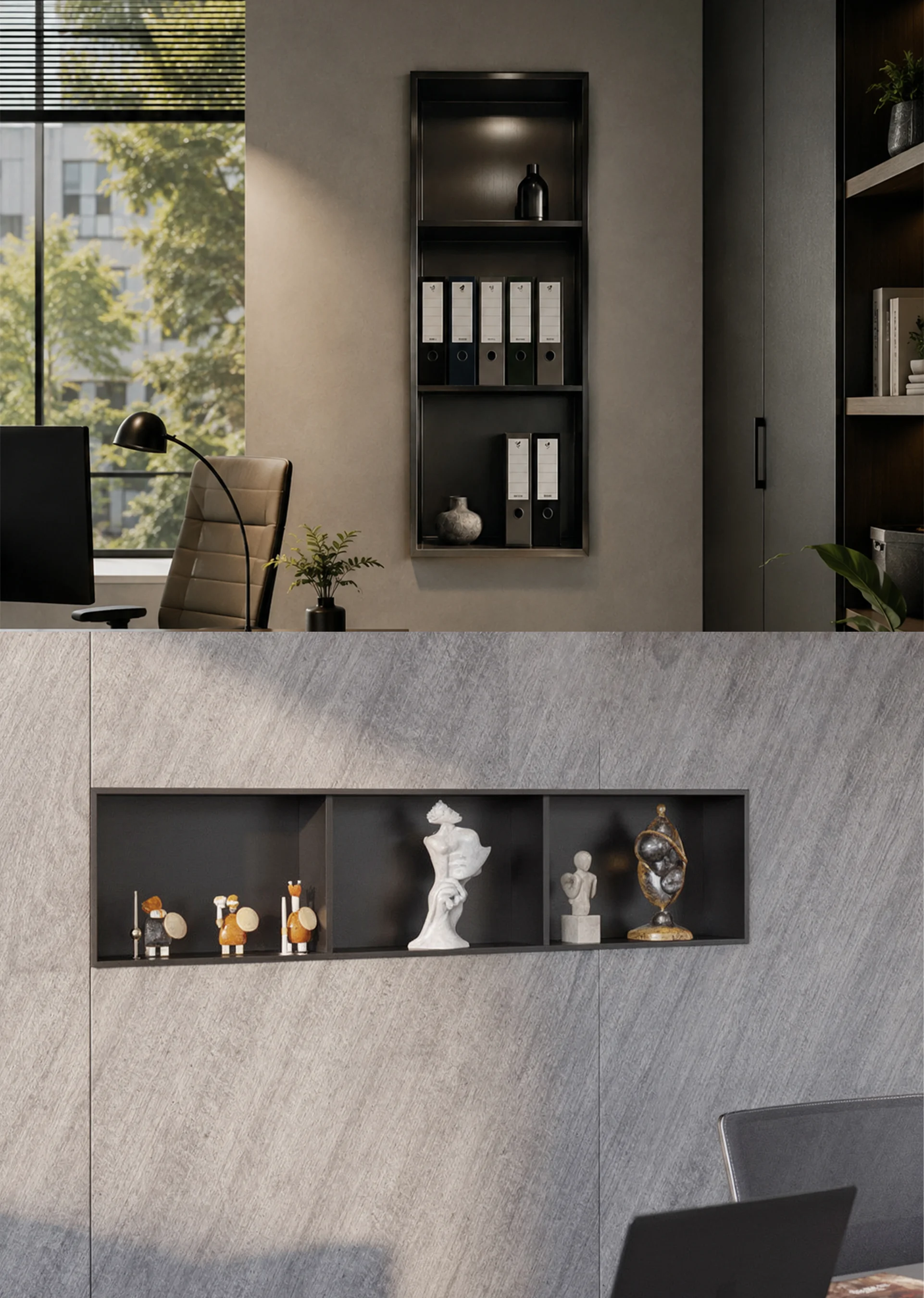 Stainless Steel Office Niches by MetalPatti