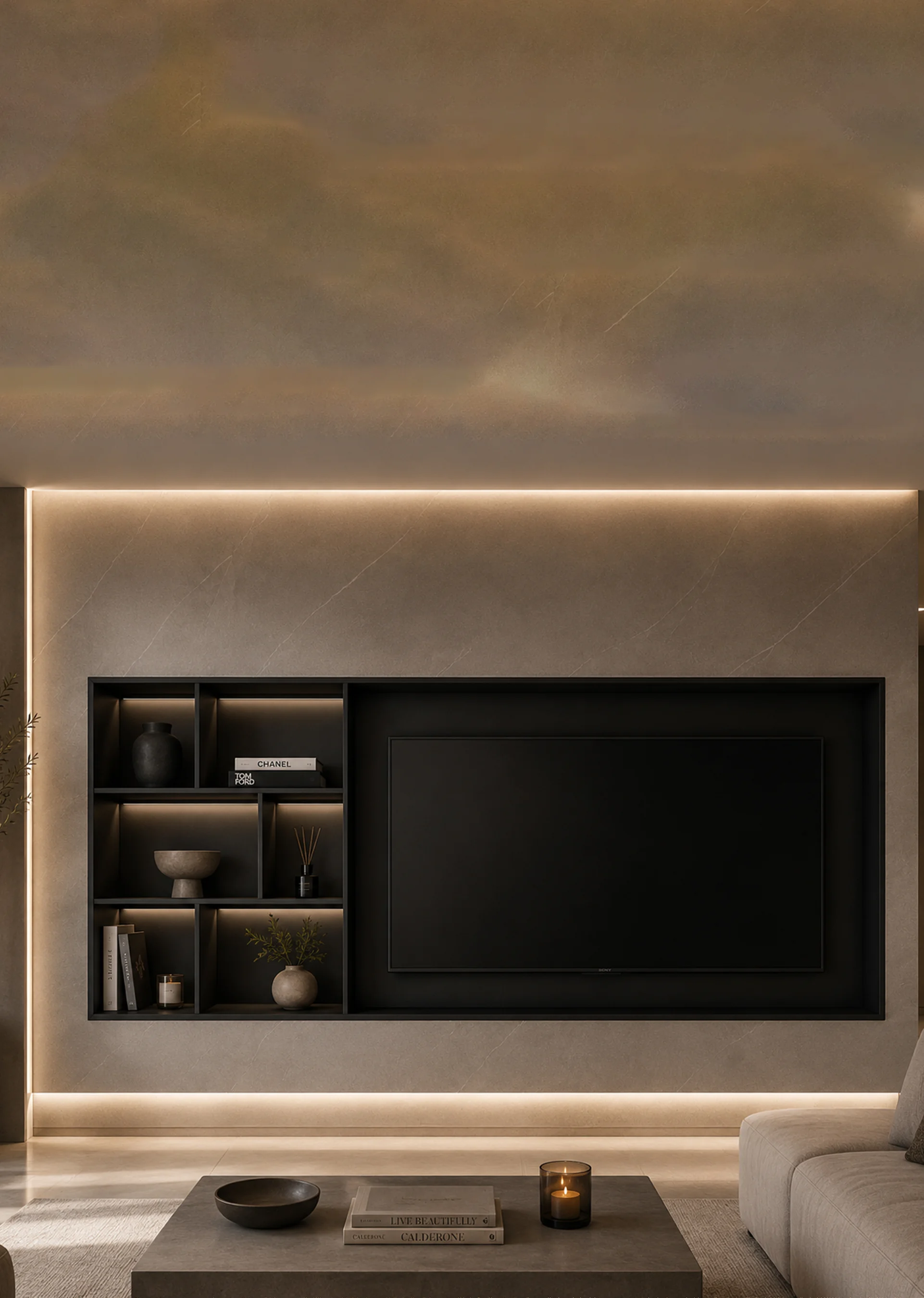 TV Wall Niches- MetalPatti